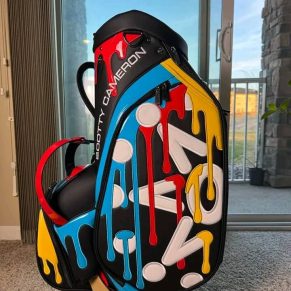 New Scotty Cameron 2025 HAWAIIAN OPEN Tour  Hula Sony Hawaii Paint Drip Staff Bag
